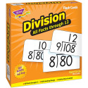 T-53204 - Flash Cards All Facts 156/Box 0-12 Division in Flash Cards