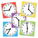 TCR20640 - Clocks Spinners Pack Of 5 in Time