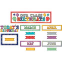 TCR5892 - Marquee Our Class Birthdays Mini Bulletin Board in Classroom Theme