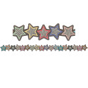 TCR8813 - Stars Die-Cut Border Trim Home Sweet Classroom in Border/trimmer