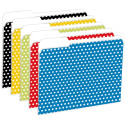 TOP3304 - Designer File Folders Polka Dot in Folders