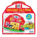 The World of Eric Carle Around the Farm 2-Sided Floor Puzzle - UG-33837 | University Games | Floor Puzzles