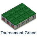 Silver Cup Billiard/Pool Cue Chalk - 1 Dozen - Tournament Green