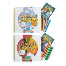 Colorable Canvas Wall Art Set 2-Pack - AOO23060MB | Art 101 / Advantus | Art & Craft Kits