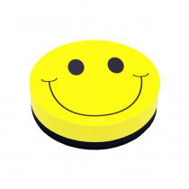 Magnetic Whiteboard Eraser, Smile Face - ASH10011 | Ashley Productions | Erasers