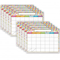 Smart Poly PosterMat Pals Space Savers, 13" x 9-1/2", Calendar Confetti Style, Pack of 10 - ASH97005 | Ashley Productions | Calendars