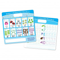 Smart Poly Educational Activity Busy Board, Dry Erase with Marker, 10-3/4" x 10-3/4", Numbers 1 to 10 - ASH98001 | Ashley Productions | Numeration