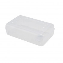 Pencil Box Clear - AVT34104 | Advantus | Storage Containers