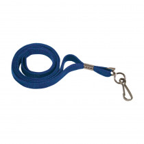 Deluxe Lanyard with J-Hook, Navy Blue, Box of 24 - AVT75426 | Advantus | Accessories