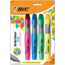 BICBLMGP41ASST - Brite Liner Tank Style 4Pk Carded in Highlighters