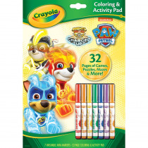 Coloring & Activity Pad with Markers, Paw Patrol - BIN46918 | Crayola Llc | Art Activity Books