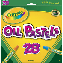 BIN524628 - Crayola Oil Pastels 28 Color Set in Pastels
