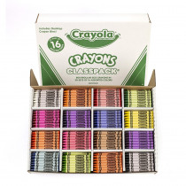 BIN528016 - Crayola Crayons Classpacks 16 Color Reg Size 800 Crayons in Crayons