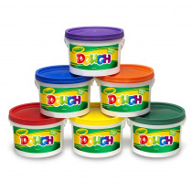 BIN570016 - Crayola Dough Set Of 6 Tubs Red Orange Green Yellow Purple Blue in Dough & Dough Tools