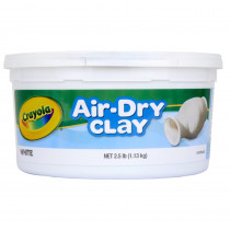 BIN575050 - Crayola Air Dry Clay 2.5 Lbs White in Clay & Clay Tools