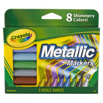 BIN588628 - Crayola Metallic Markers 8 Colors in Markers