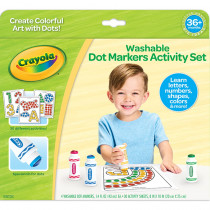Washable Dot Markers Activity Set - BIN811494 | Crayola Llc | Art Activity Books