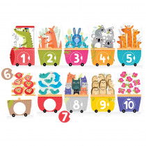 Make-a-Match Puzzle Number Train, Age 3+ - BPN49113 | Banana Panda | Puzzles
