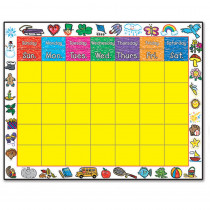 CD-0395 - Chart Calendar Kid-Drawn Border 22 X 28 in Calendars