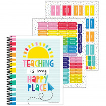 Happy Place Teacher Planner - CD-105034 | Carson Dellosa Education | Plan & Record Books