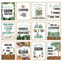 Mini Posters: Grow Together Poster Set - CD-106070 | Carson Dellosa Education | Classroom Theme