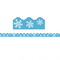 CD-108224 - Snowflakes Scalloped Border in Holiday/seasonal