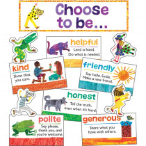 World of Eric Carle Positive Character Traits Mini Bulletin Board Set - CD-110460 | Carson Dellosa Education | Classroom Theme