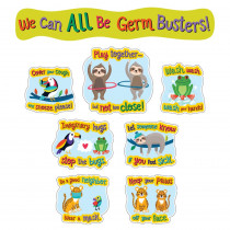 One World Germ Busters Bulletin Board Set - CD-110512 | Carson Dellosa Education | Classroom Theme