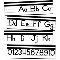Simply Safari Alphabet Line: Manuscript Bulletin Board Set - CD-110540 | Carson Dellosa Education | Alphabet Lines