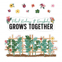 Grow Together Plant Kindness & Everybody Grows Together Bulletin Board Set - CD-110564 | Carson Dellosa Education | Classroom Theme
