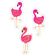 Simply Stylish Tropical Flamingos Cut-Outs, Pack of 36 - CD-120583 | Carson Dellosa Education | Accents