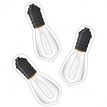 Industrial Cafe Vintage Light Bulb Cut-Outs, Pack of 36 - CD-120589 | Carson Dellosa Education | Accents