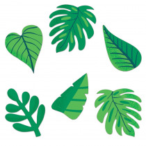 One World Tropical Leaves Cut-Outs, Pack of 36 - CD-120593 | Carson Dellosa Education | Accents