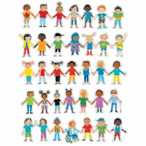 All Are Welcome Kids Cut-Outs, Pack of 36 - CD-120625 | Carson Dellosa Education | Accents