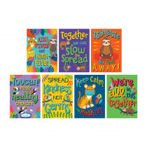 One World Healthy and Happy Poster Set, Set of 7 - CD-144363 | Carson Dellosa Education | Classroom Theme
