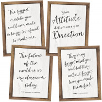 CD-145085 - Industrial Chic Poster Set in Motivational