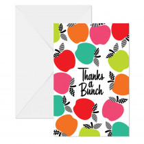 Black, White & Stylish Brights Note Cards with Envelopes, Pack of 10 - CD-151108 | Carson Dellosa Education | Note Pads
