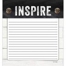 CD-151300 - Industrial Chic Shiplap Notepad School Girl Style in Note Pads