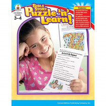 CD-204071 - Bible Story Puzzle N Learn Gr 3-4 in Inspirational
