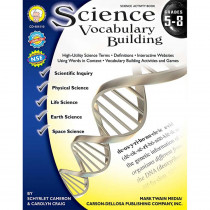 CD-404110 - Science Vocabulary Building Book Gr 5-8 in Activity Books & Kits