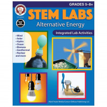STEM Labs: Alternative Energy Workbook Grade 5-12 Paperback - CD-405052 | Carson Dellosa Education | Energy