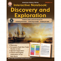 Interactive Notebook: Discovery and Exploration Resource Book, Grade 5-8 - CD-405061 | Carson Dellosa Education | History