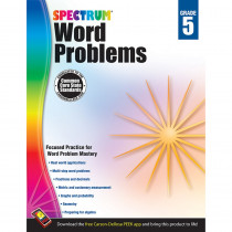 CD-704491 - Spectrum Gr5 Word Problems Workbook in Activity Books