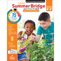 Summer Bridge Activities Spanish, Grade 4-5 - CD-705437 | Carson Dellosa Education | Skill Builders