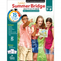 Summer Bridge Activities Spanish, Grade 7-8 - CD-705440 | Carson Dellosa Education | Skill Builders