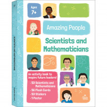 Amazing People: Scientists and Mathematicians Activity Book - CD-705465 | Carson Dellosa Education | History