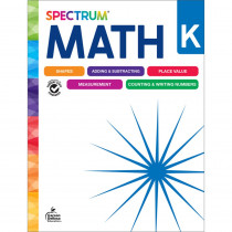 Spectrum Math Workbook, Grade K - CD-705499 | Carson Dellosa Education | Activity Books