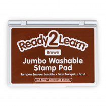 Jumbo Washable Stamp Pad, Brown - CE-10032 | Learning Advantage | Stamps & Stamp Pads