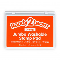 Jumbo Washable Stamp Pad - Orange - 6.2L x 4.1"W - CE-10035 | Learning Advantage | Stamps & Stamp Pads"