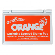 Washable Stamp Pad, Orange Scented, Orange - CE-10079 | Learning Advantage | Stamps & Stamp Pads